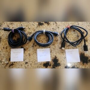 HDMI Cables Trio - Black